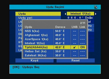 Kanal Listesi Tarama ve Düzenleme